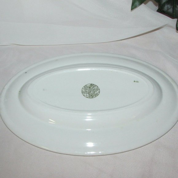 Vintage Oval Serving Platter Maddock Empire Crockery England - Picture 3 of 5